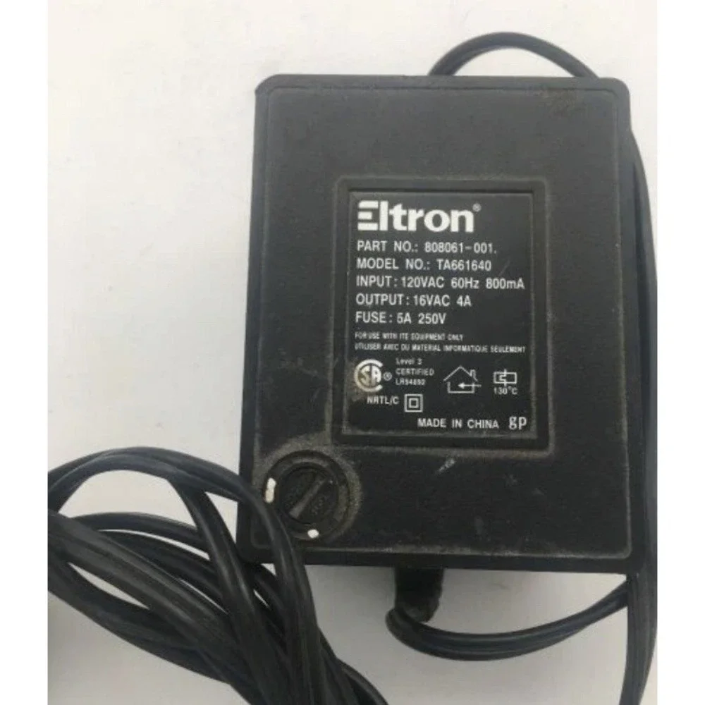 Eltron 808061-001‎ model ta661640 16vac 800ma
